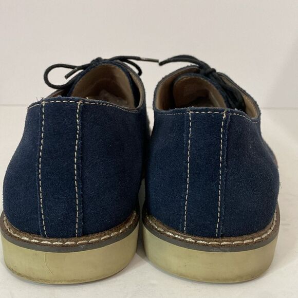 Banana Republic Mens Blue Suede Shoes Owen Lace Up Oxfords main image 4